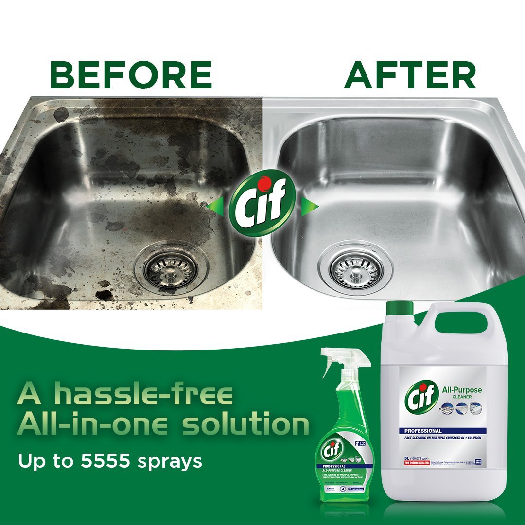 Cif Pro Multipurpose Spray 520ml - Unilever Professional Philippines