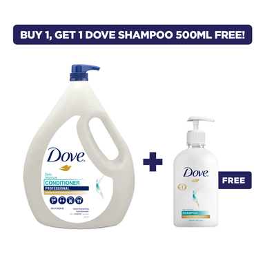 SALE - Dove Conditioner 2L + FREE 1x Dove Shampoo 500ml - Unilever Professional Philippines