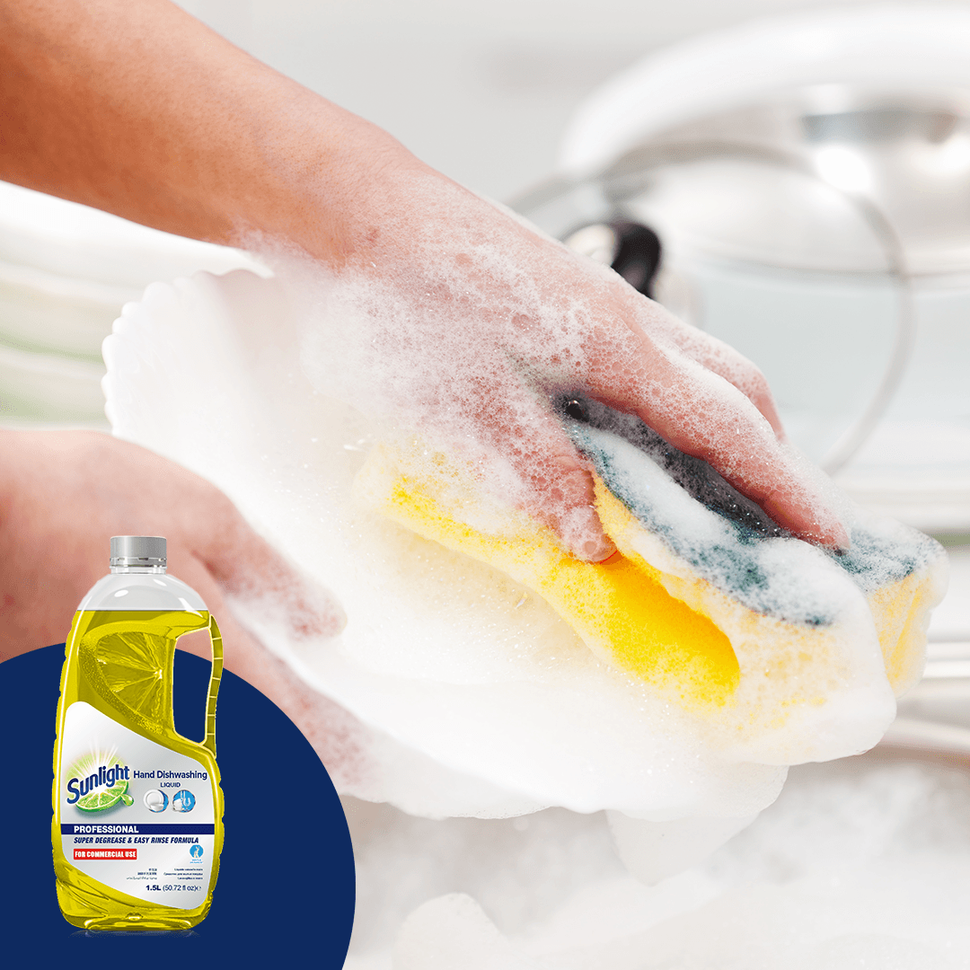 Sunlight Pro Hand Dishwash Lemon 1.5L - Unilever Professional Philippines